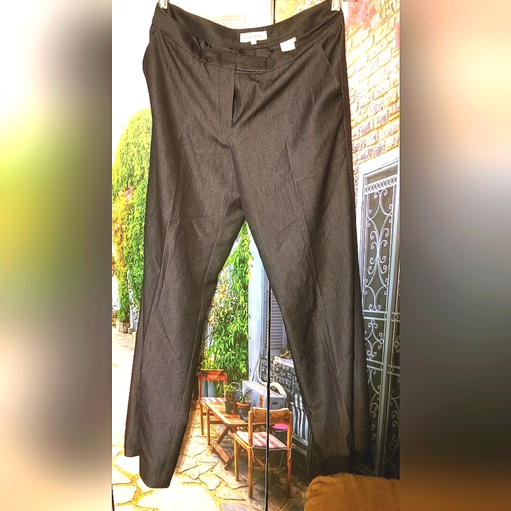 Calvin Klein Dark Grey Slacks/Pants/straight legs
